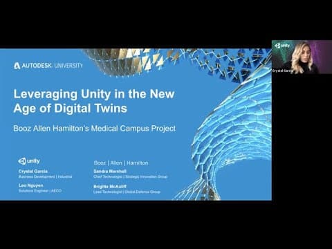 Tirer parti de l'Unity à l'ère des Digital Twins : Projet de campus de Booz Allen Hamilton