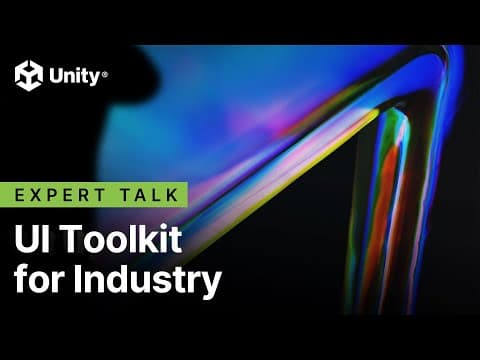 UI Toolkit for Industry video tutorial