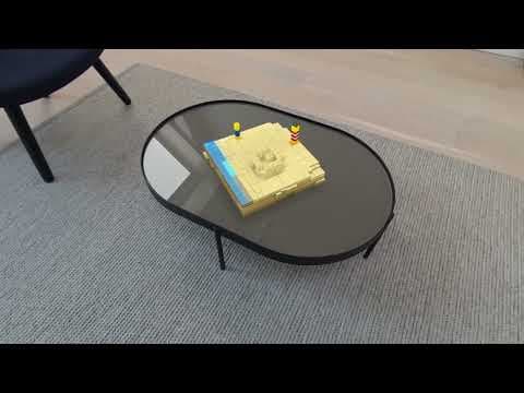 Sandcastle Apple Vision Pro Gameplay