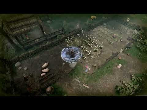 V Rising's destructible objects in action