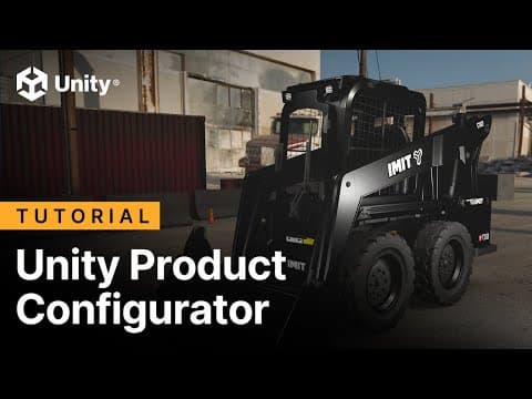 The Unity Product Configurator video tutorial
