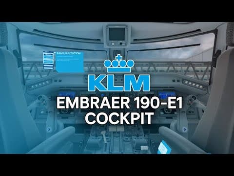 KLM Embraer 190-E1 Cockpit VR Trainer