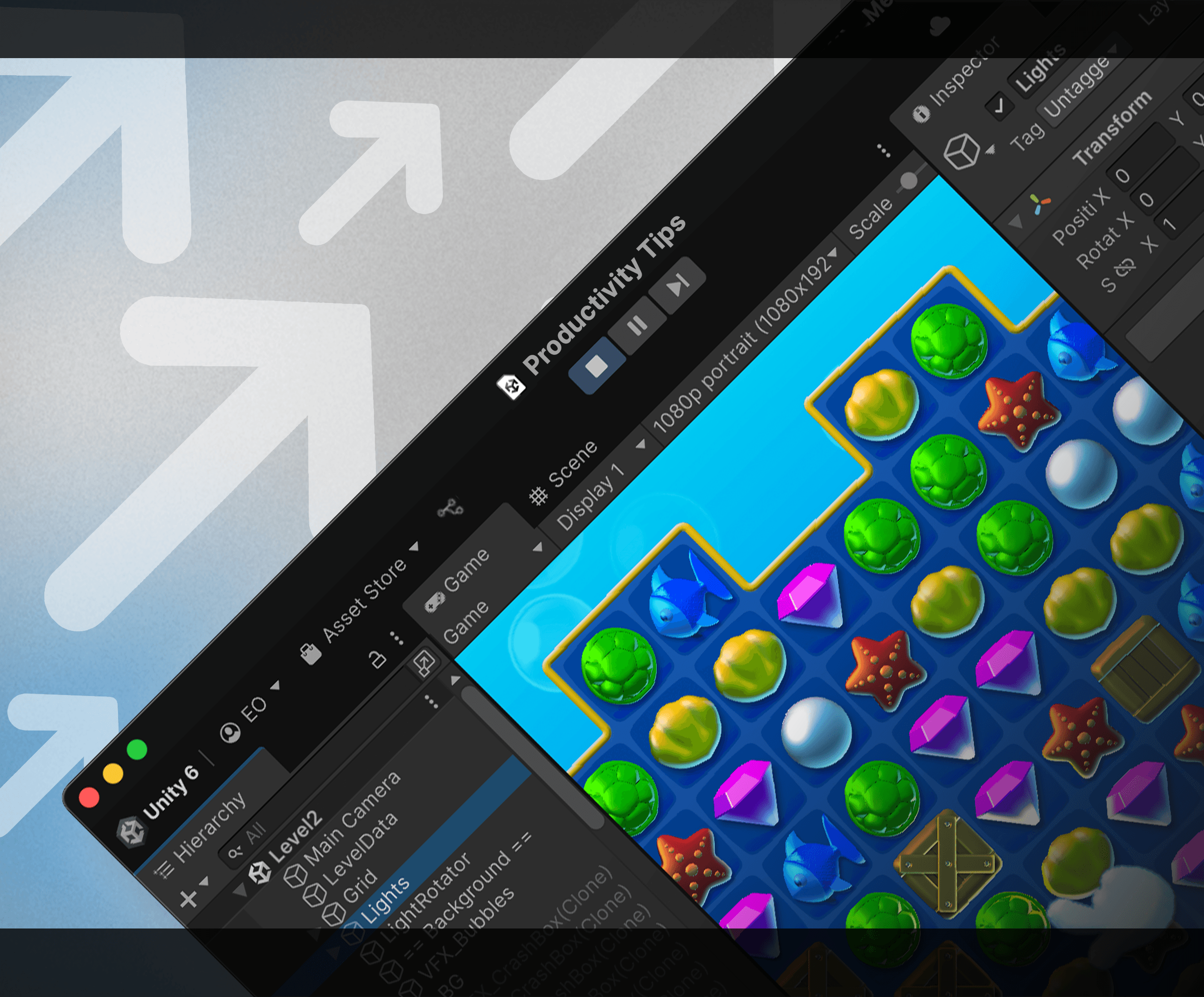 Tipps zur Steigerung der Produktivität mit Unity 6 E-Book-Cover
