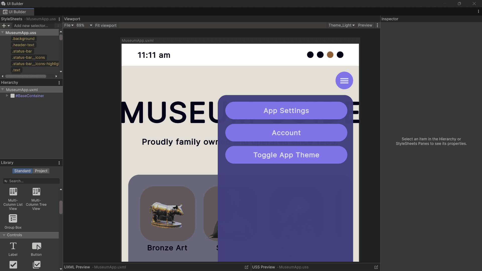 UI Toolkit の基礎