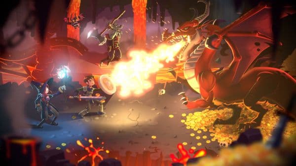 Dragon Crashers - URP 2D-Beispielbanner