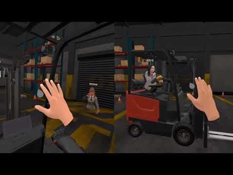 Forklift training using Oculus